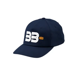 GORRA 100% BB33 X-FIT NAVY CERRADA