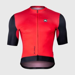 Maillot Manga Corta S-PRO Rojo