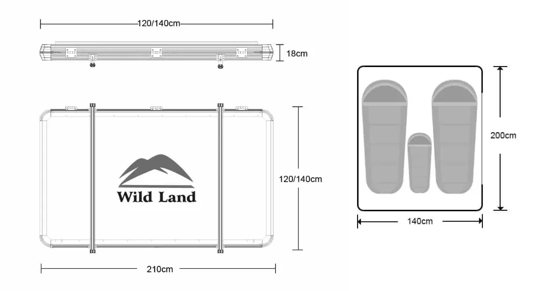 Tienda de techo de alquiler Wild Land Bretema - Imagen 8