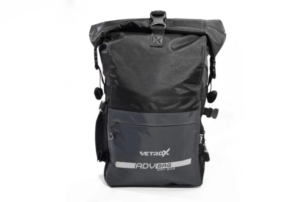 MORRAL IMPERMEABLE DE DOBLE CAPA VETROX DE 26 LITROS GRIS - Imagen 4