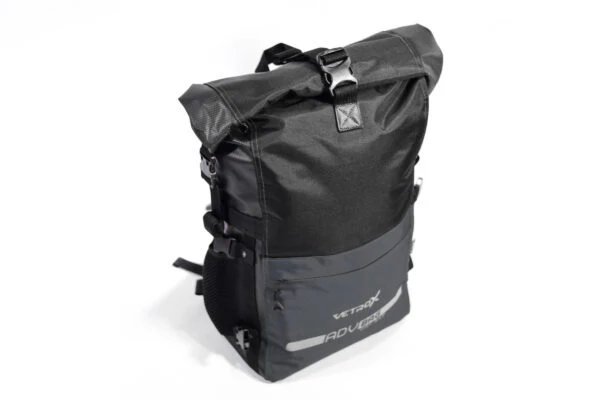 MORRAL IMPERMEABLE DE DOBLE CAPA VETROX DE 26 LITROS GRIS - Imagen 5