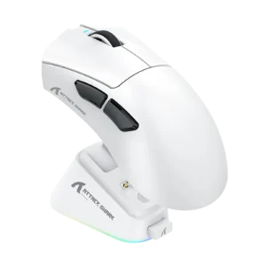MOUSE ATTACK SHARK V3PRO | INALAMBRICO - BLUETOOTH | 25,000 DPI | BLANCO