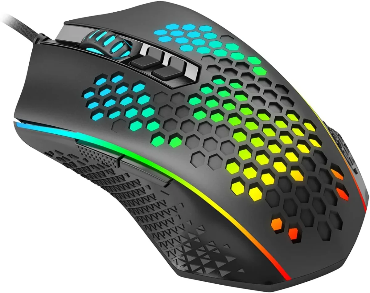 MOUSE REDRAGON REAPING M987-K | 12,400 DPI | RGB | NEGRO - Imagen 4