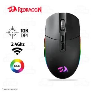 MOUSE REDRAGON INVADER PRO M719RGB | INALAMBRICO | 10,000 DPI | RGB