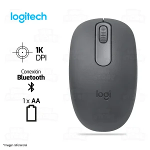 MOUSE LOGITECH M196 | BLUETOOTH | 1,000 DPI | NEGRO