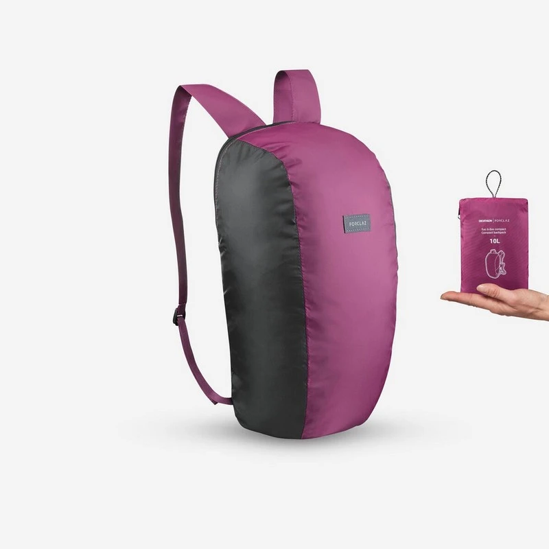 Mochila compacta plegable 10L Forclaz - Imagen 2