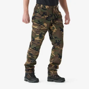 Pantalón cargo hombre Camuflaje Resistente Steppe SOLOGNAC