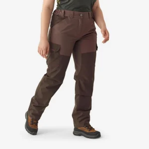 Pantalón impermeable reforzado de mujer Solognac 500