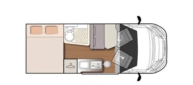 Furgoneta camper de alquiler McLouis Menfys 3 Maxi Alaska - Imagen 8