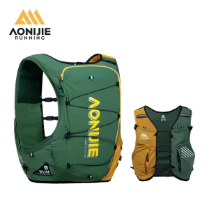 Mochila Trail Running Verde 10 litros AONIJIE