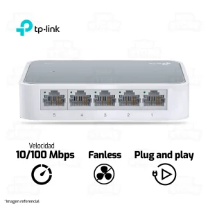 SWITCH TP-LINK TL-SF1005D | 5 PUERTOS | 10/100Mbps