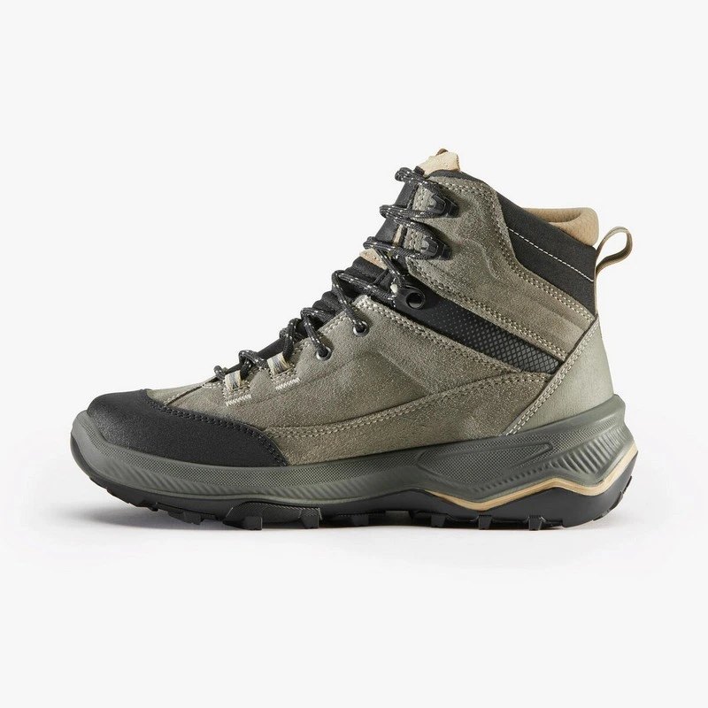 Zapatos de trekking impermeables de piel MT100 Forclaz - Imagen 3