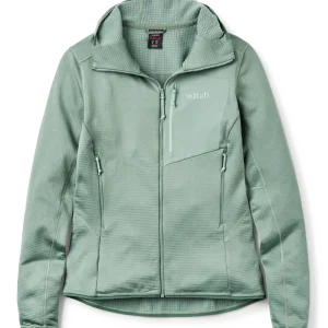 Rab Ascendor Light Hoody Wmns – Forro Polar Ligero para Alpinismo y Escalada Alpina