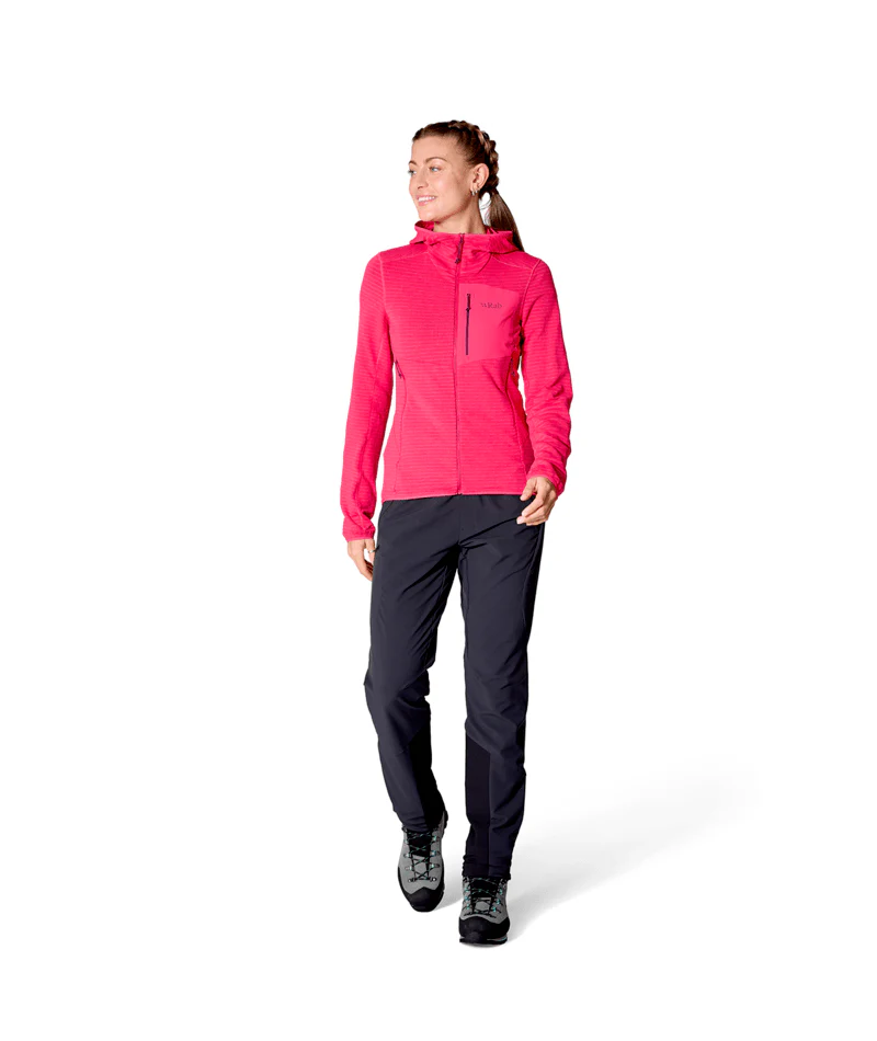 Rab Ascendor Light Hoody Wmns – Forro Polar Ligero para Alpinismo y Escalada Alpina - Imagen 8