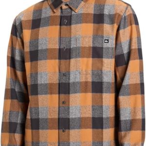 Camisa QUIKSILVER de franela manga Larga ref-EQYWT04642 (cmd1) cuadros marron y gris