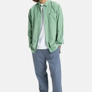 Camisa QUIKSILVER de pana manga Larga ref-AQYWT04652 (GGV0)verde