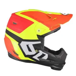 CASCO 6D ATR-2 HELO LE AMARILLO NARANJA ROJO INFANTIL