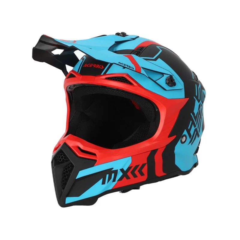 CASCO ACERBIS PROFILE 5 ROJO AZUL - Imagen 3