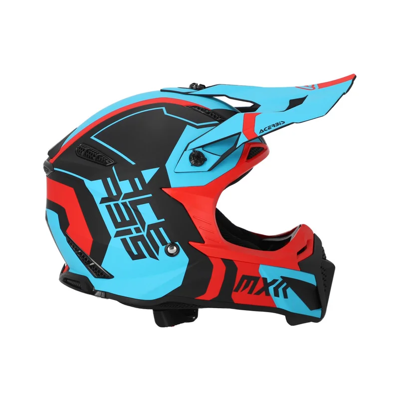 CASCO ACERBIS PROFILE 5 ROJO AZUL - Imagen 5