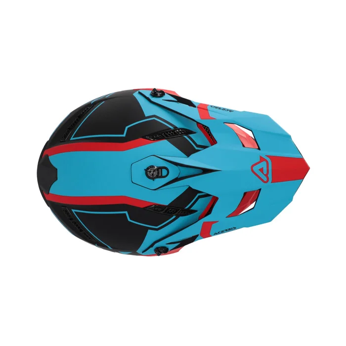 CASCO ACERBIS PROFILE 5 ROJO AZUL - Imagen 6