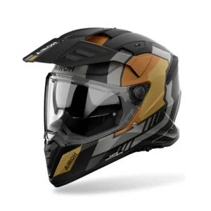 CASCO AIROH BANDIT HORN DORADO MATE
