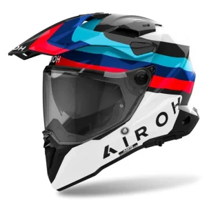 CASCO AIROH COMMANDER 2 DOOM NEGRO BRILLO