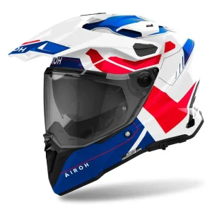 CASCO AIROH COMMANDER 2 REVEAL AZUL ROJO