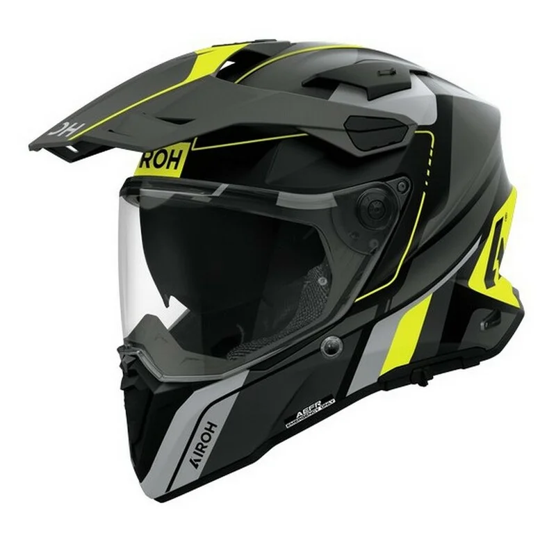 CASCO AIROH COMMANDER 2 SKIP AMARILLO MATE - Imagen 2