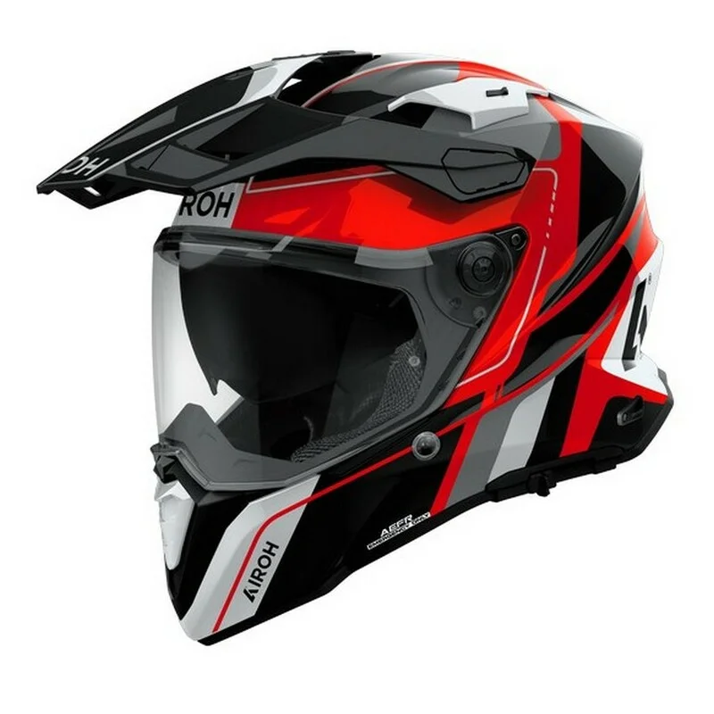 CASCO AIROH COMMANDER 2 SKIP ROJO - Imagen 2