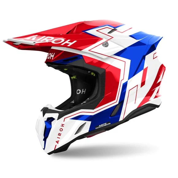 CASCO AIROH TWIST 3 DIZZY AZUL ROJO - Imagen 2