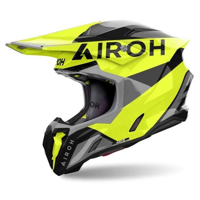CASCO AIROH TWIST 3 KING AMARILLO - Imagen 2