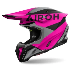 CASCO AIROH TWIST 3 KING ROSA MATE