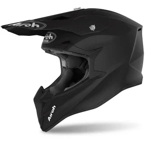 CASCO AIROH WRAAP NEGRO MATE