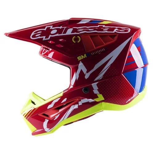 CASCO ALPINESTARS S-M5 ACTION ROJO - Imagen 3