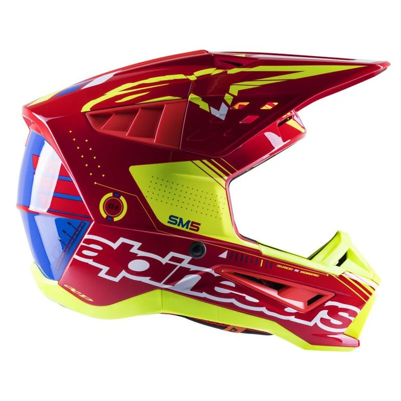 CASCO ALPINESTARS S-M5 ACTION ROJO - Imagen 5