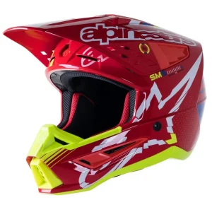 CASCO ALPINESTARS S-M5 ACTION ROJO