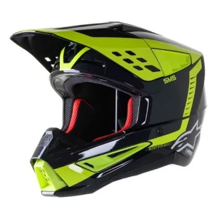 CASCO ALPINESTARS S-M5 BEAM NEGRO-AMARILLO