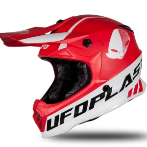 CASCO UFO MOTOCROSS INFANTIL ROJO