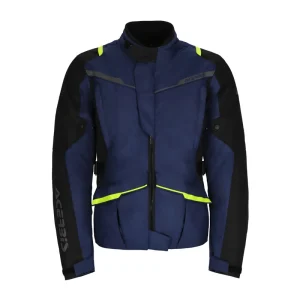 CHAQUETA ACERBIS CE X-TRAVEL AZUL AMARILLO