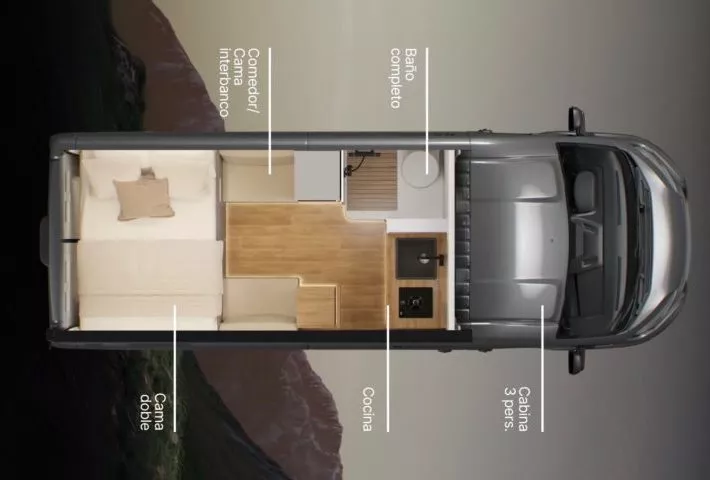 Camper de alquiler Nomade Nation Neo - Imagen 8