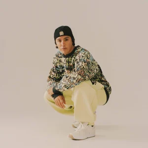 JERSEY GRIMEY  GKSW638-MTC THE SWARM DC SHOES X – VINTAGE CREWNECK -multicolor