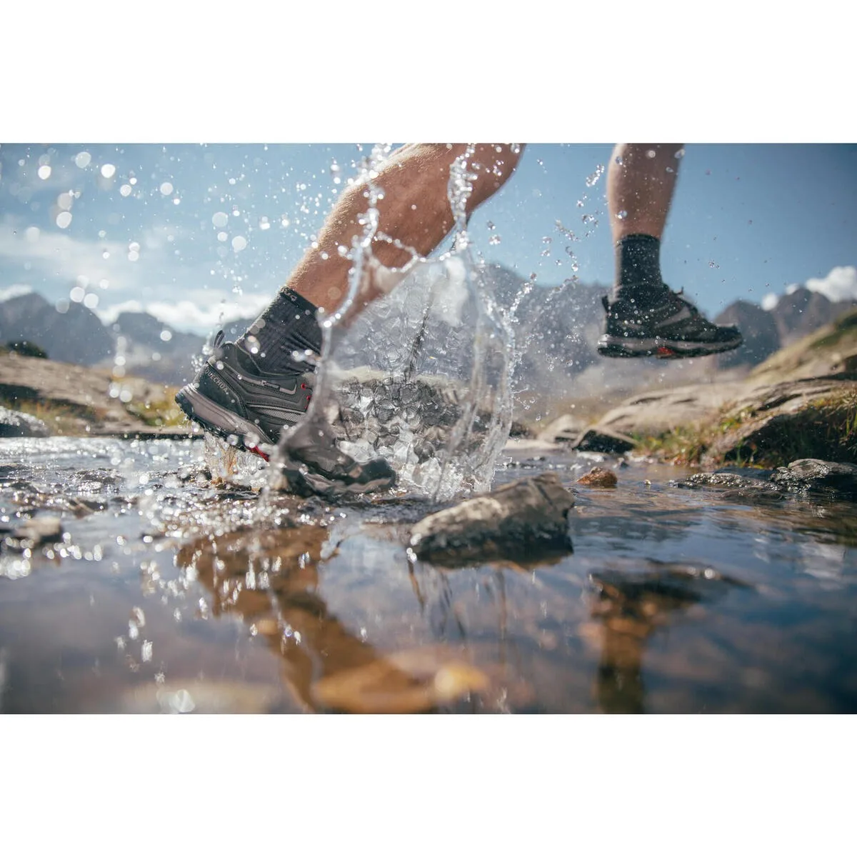 Zapatillas impermeables montaña y trekking MH100 Quechua - Imagen 3