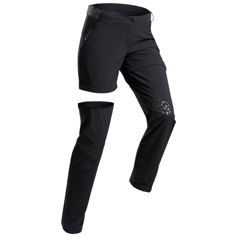 Pantalón de trekking para mujer Quechua MH550 desmontable