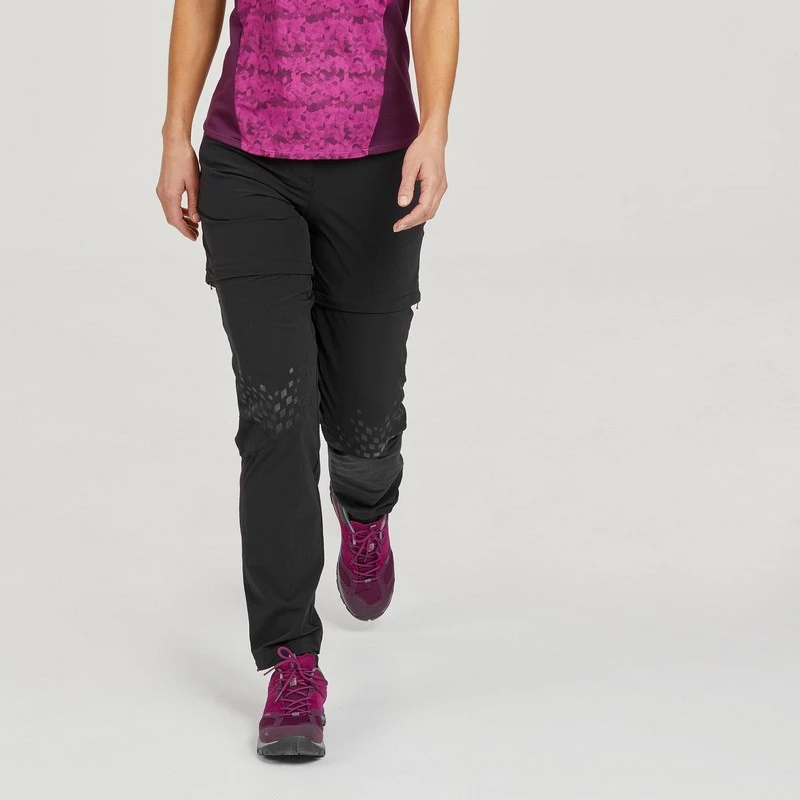 Pantalón de trekking para mujer Quechua MH550 desmontable - Imagen 3
