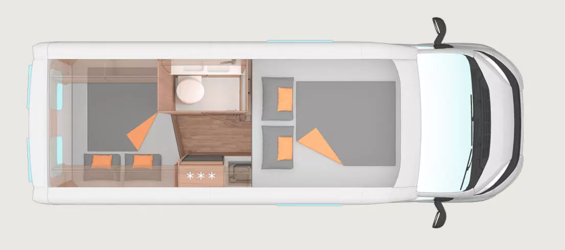 Furgoneta camper de alquiler Weinsberg Carabus 600DQ - Imagen 4