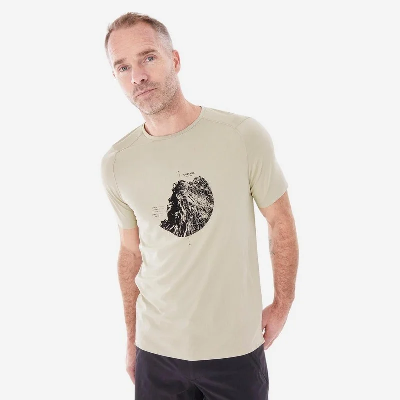 Polo manga corta de montaña hombre QUECHUA MH500