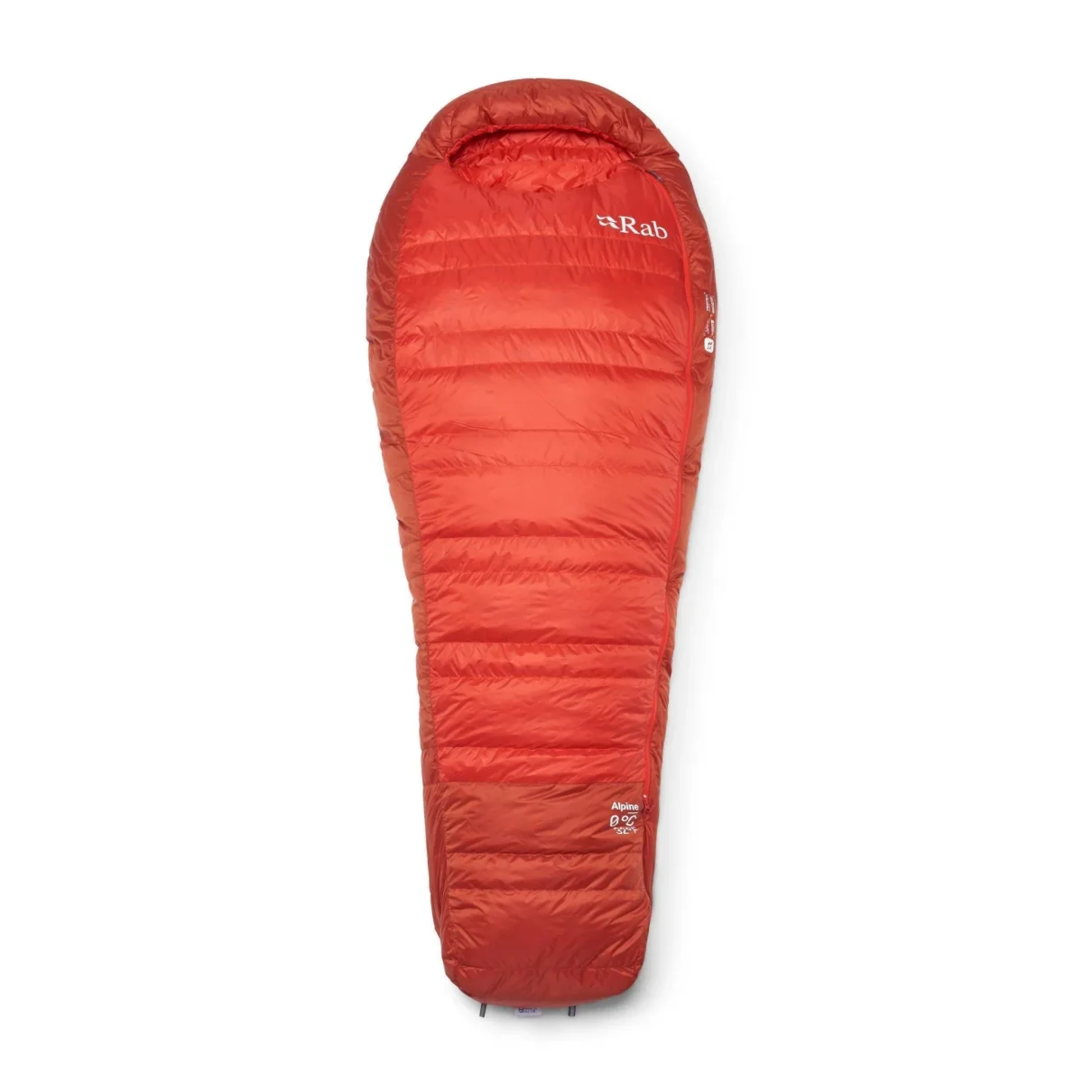 Rab Alpine Down Sleeping Bag 0°C | Saco de pluma para montaña