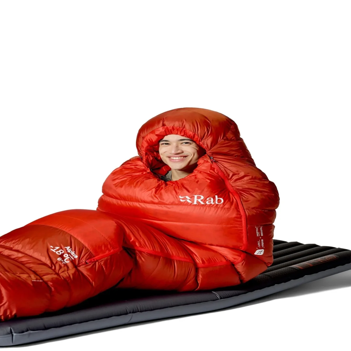 Rab Alpine Down Sleeping Bag -18°C | Saco de pluma para montaña invernal - Imagen 9