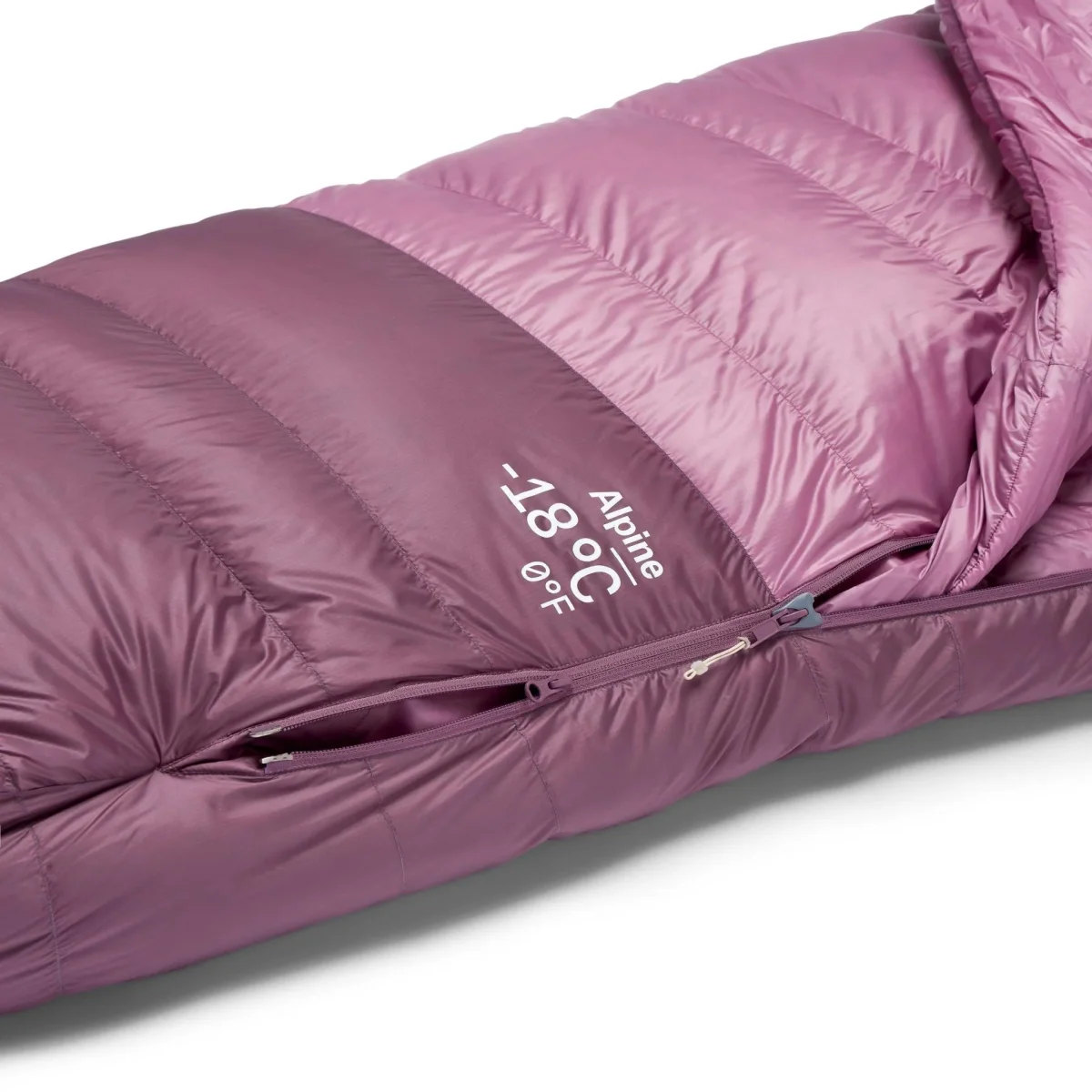 Rab Alpine Down Sleeping Bag -18°C Wmns | Saco de pluma para montaña invernal mujer - Imagen 7