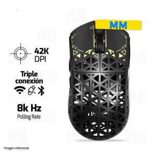 MOUSE ATTACK SHARK R5 ULTRA CARBON | INALAMBRICO | 8,000 Hz | 42,000 DPI | NEGRO